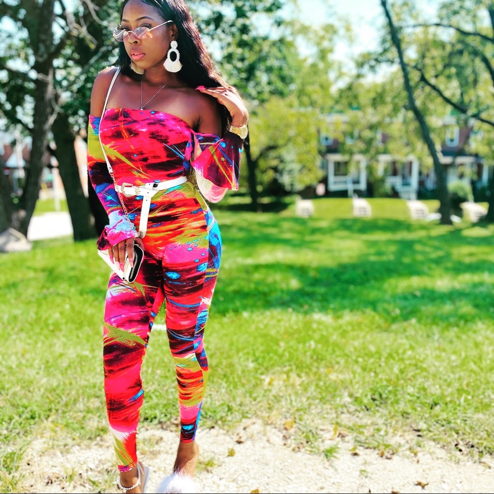 Colorful one piece - Picture 3 of 4